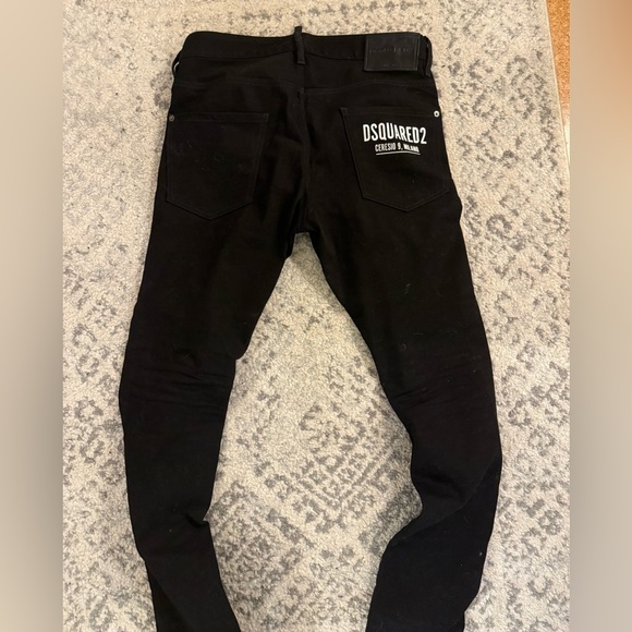 DSQUARED2 men’s Black Bull jeans. Brand new. Size 48. Approx waist size USA 32. - Picture 3 of 5